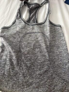 lululemon athletica Gray Heather Racerback Tank